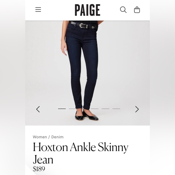 Paige Jeans - Hoxton Ankle Skinny Jean - Picture 1 of 5